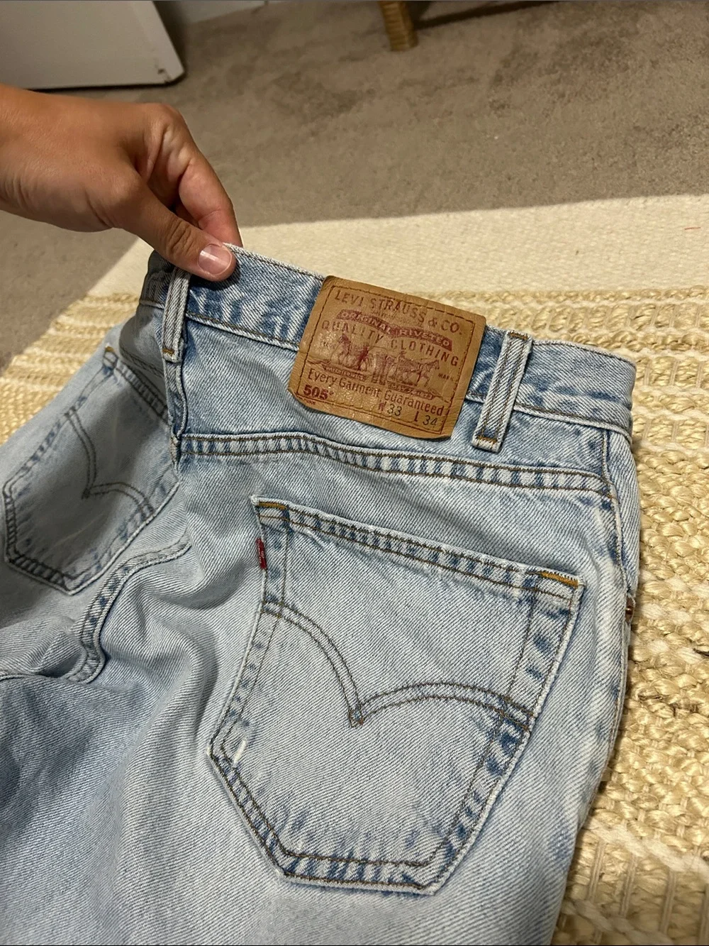 Levi's Light Blue Straight-Leg Men’s Jeans